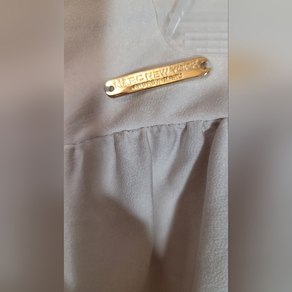 Marc New York Beige Tiered Maxi Skirt Medium - Picture 2 of 3